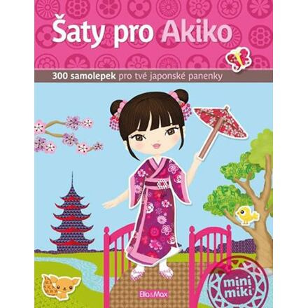 Šaty pro AKIKO - kniha samolepek
