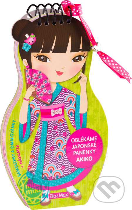 Oblékáme japonské panenky - AKIKO