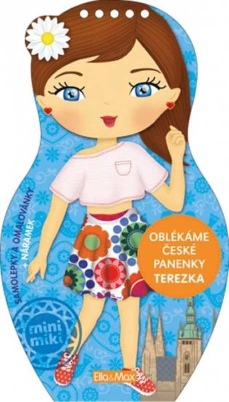 Oblékáme české panenky TEREZKA – omalovánky