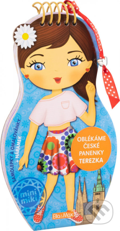 Oblékáme české panenky TEREZKA – omalovánky