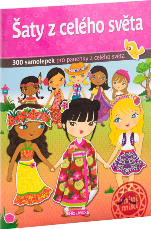 Camel Julie - Šaty z celého světa -- 300 samolepek pro panenky z celého světa