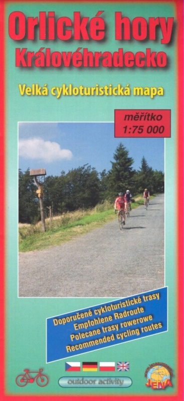 Orlické hory, Královehradecko (velká cykloturistická mapa)