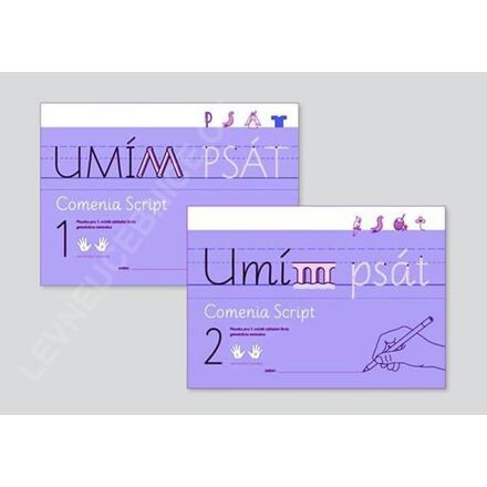 Komplet: Umím psát: Genetická metoda (1.+2. díl)  - Pro leváky i praváky