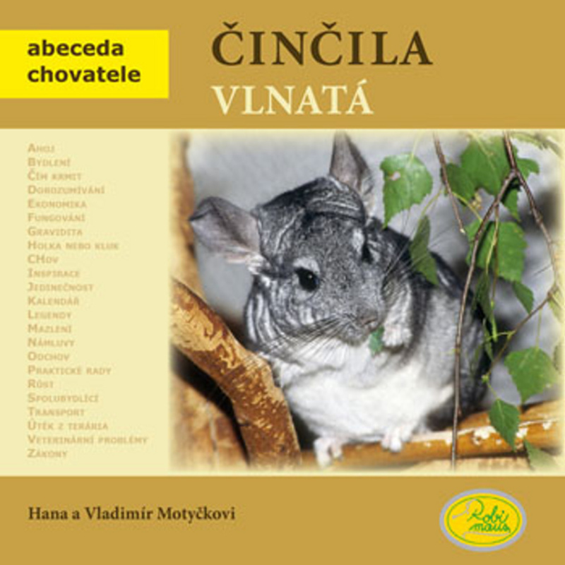 Činčila vlnatá - Abeceda chovatele