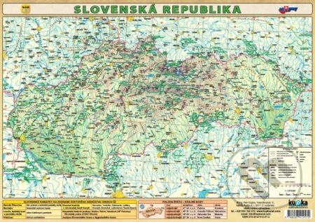 Slovenská republika (formát A3) - Petr Kupka - kniha z kategorie Mapy