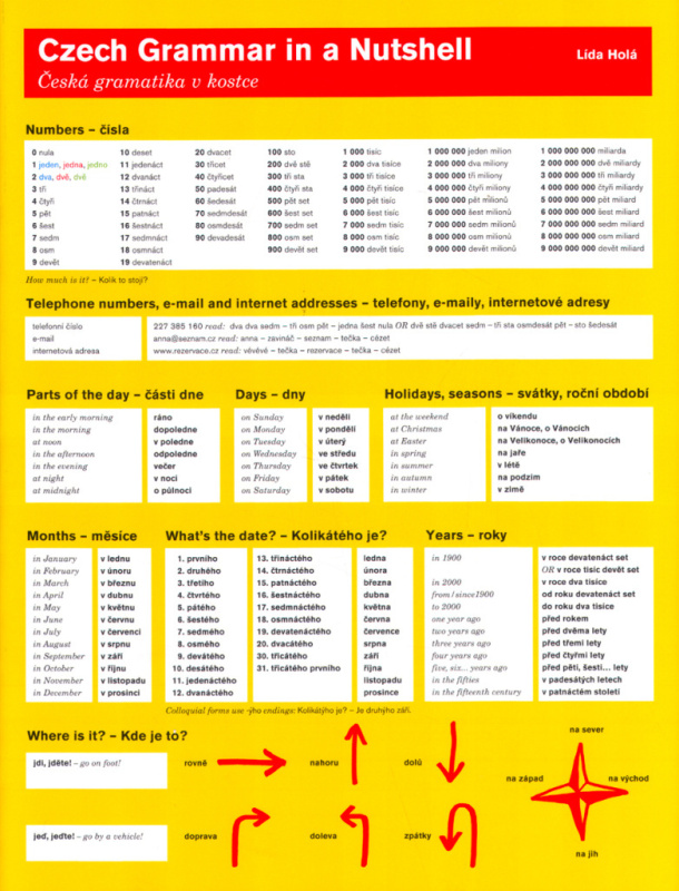 Česká gramatika v kostce / Czech Grammar in a Nutshell - Lída Holá, Pavla Bořilová