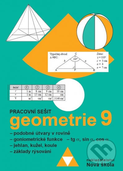 Geometrie 9 – pracovní sešit - Zdena Rosecká (9-13) Nakladatelství Nová škola Brno