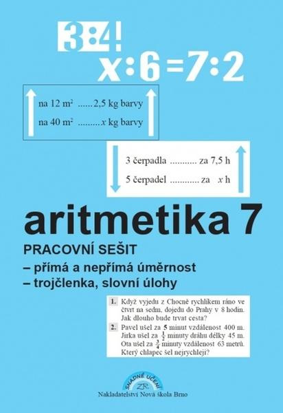 Aritmetika 7 – pracovní sešit - Zdena Rosecká (7-12) Nakladatelství Nová škola Brno