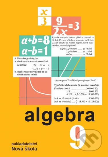 Algebra 9, učebnice
