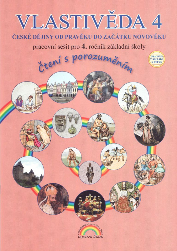 Vlastivěda 4, České dějiny od pravěku do začátku novověku – pracovní sešit, Čtení s porozuměním - Marie Fejfušová (44-46) Nakladatelství Nová škola Brno