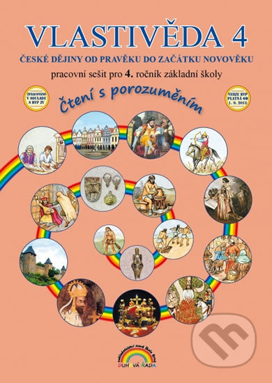 Vlastivěda 4, České dějiny od pravěku do začátku novověku – pracovní sešit, Čtení s porozuměním - Marie Fejfušová (44-46) Nakladatelství Nová škola Brno