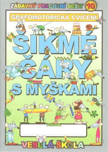Šikmé čáry s myškami (grafomotorická cvičení)