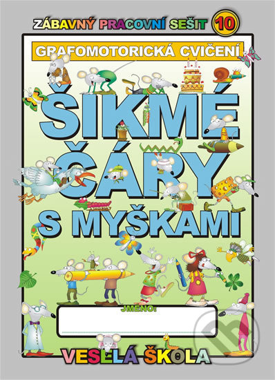 Šikmé čáry s myškami (grafomotorická cvičení)