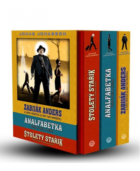 3 x Jonasson: Stoletý stařík + Analfabetka + Zabiják Anders - Jonas Jonasson