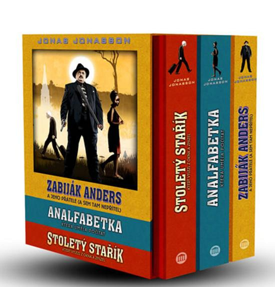 3 x Jonasson: Stoletý stařík + Analfabetka + Zabiják Anders - Jonas Jonasson