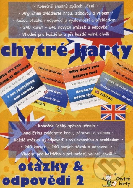 Chytré karty: Angličtina - Otázky a odpovědi 2 - kniha z kategorie Jazykové učebnice a slovníky