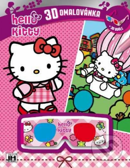 3D vymaľovanky/Hello Kitty - Kitty Hello - kniha z kategorie Omalovánky