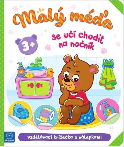 Malý méďa se učí chodit na nočník Aksjomat s.r.o.