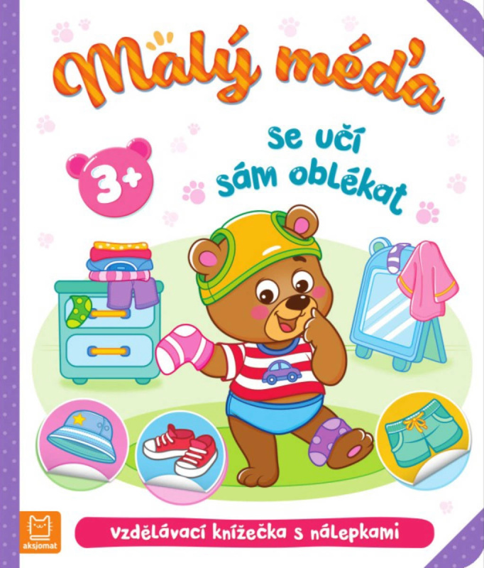 Malý méďa se učí sám oblékat Aksjomat s.r.o.