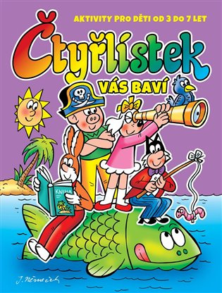 Čtyřlístek vás baví (Aktivity pro děti od 3 do 7 let) - kniha z kategorie Úkoly pro děti