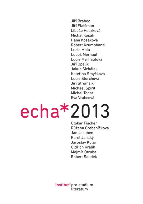 Echa 2013 -  Michael Špirit (ed.)