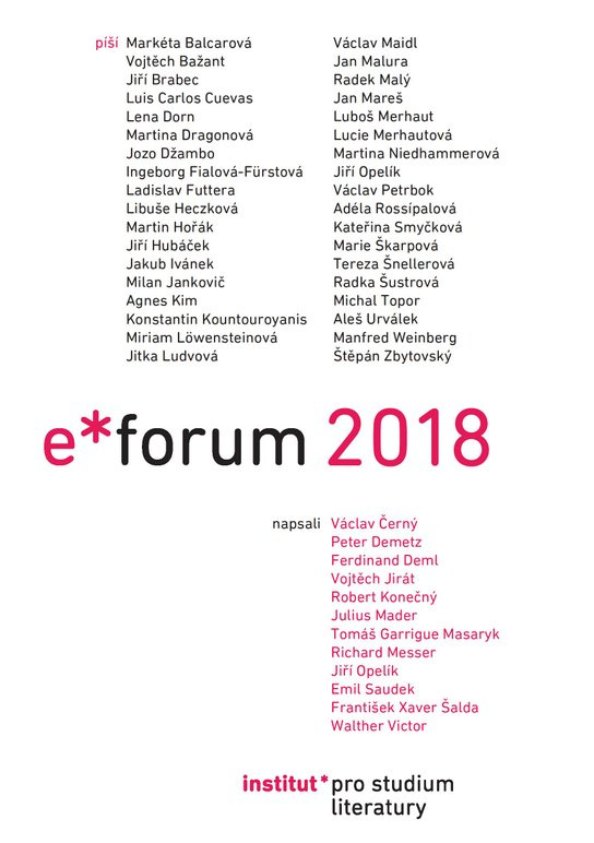 E*forum 2018 -  Luboš Merhaut (ed.)