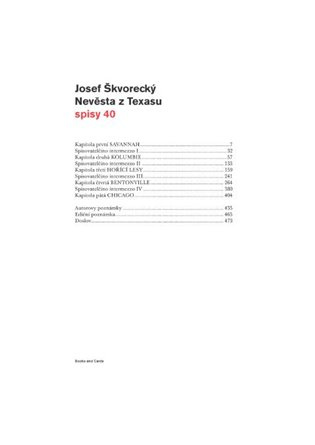 Nevěsta z Texasu - Josef Škvorecký