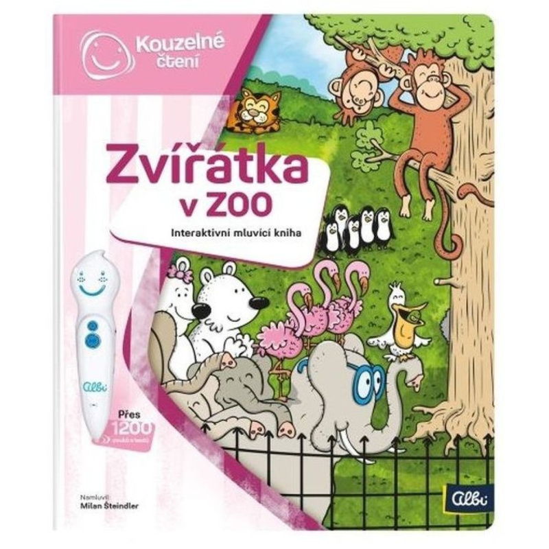 Albi Kouzelné čtení Kniha Zvířátka v ZOO