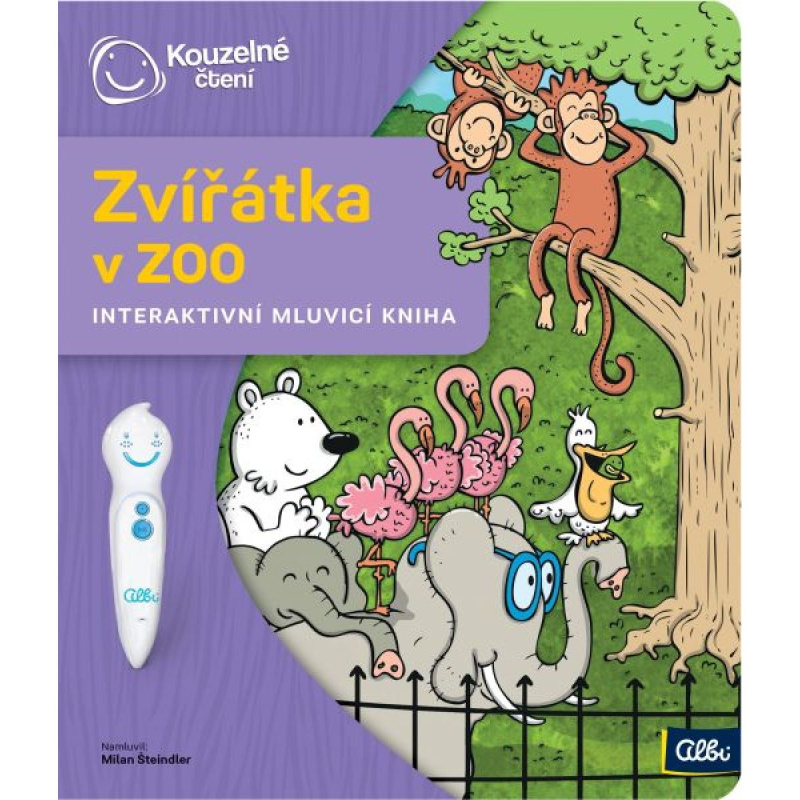 Albi Kouzelné čtení Kniha Zvířátka v ZOO