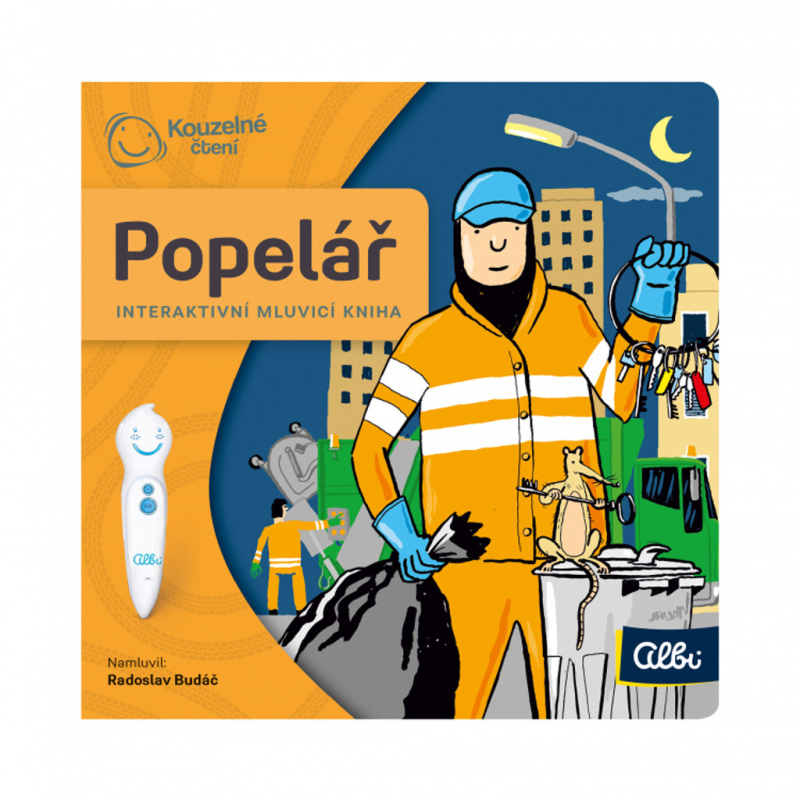 Kouzelné čtení - minikniha povolání popelář