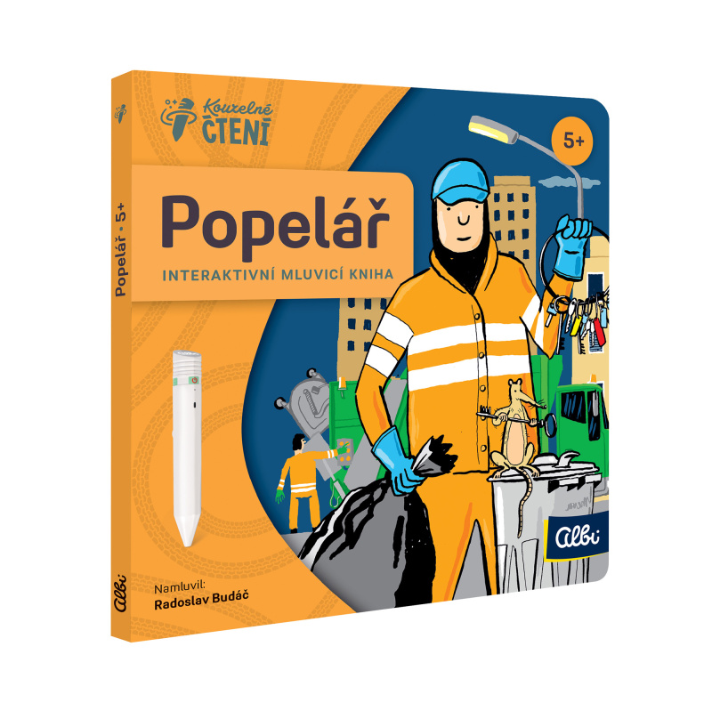 Kouzelné čtení - minikniha povolání popelář