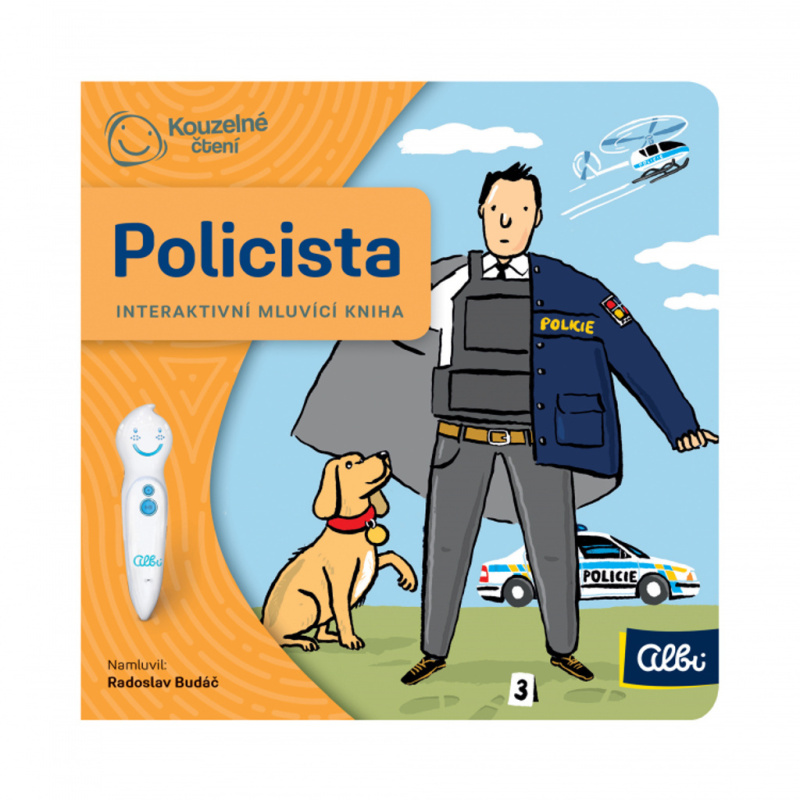 Kouzelné Čtení -  Minikniha povolání - Policista