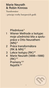Transformátor: principy tvorby Isotypových grafů - Marie Neurath, Robin Kinross
