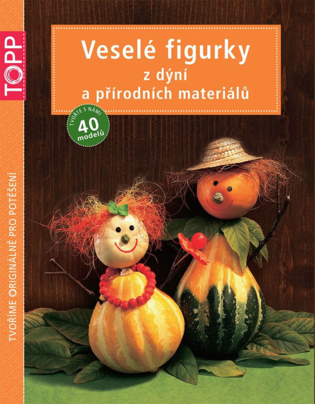 Veselé figurky z dýní a přírodních materiálů - kniha z kategorie Omalovánky, vystřihovánky, papír