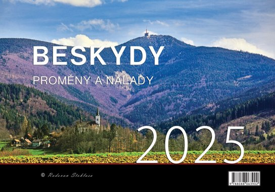 Beskydy Proměny a nálady 2025 - nástěnný kalendář -  Radovan Stoklasa