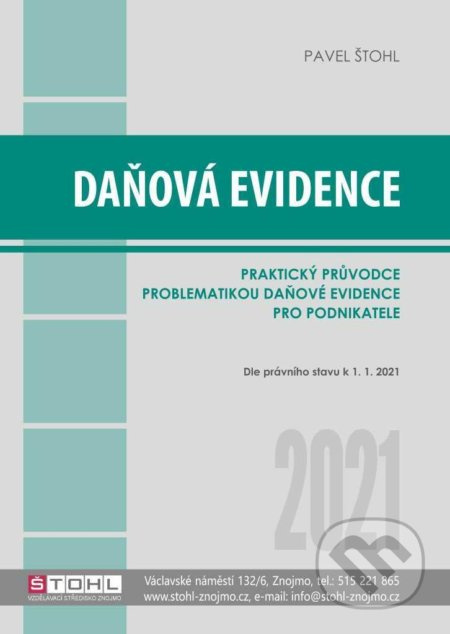Daňová evidence 2021 - Pavel Štohl - kniha z kategorie Daně