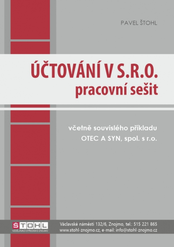 Účtování v s.r.o. - pracovní sešit Štohl
