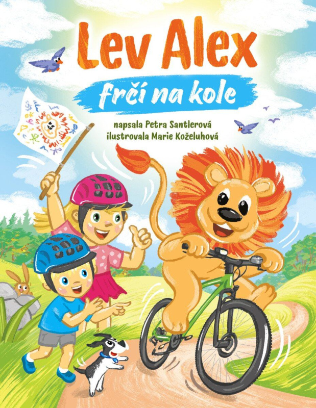 Lev Alex frčí na kole -  Petra Santlerová