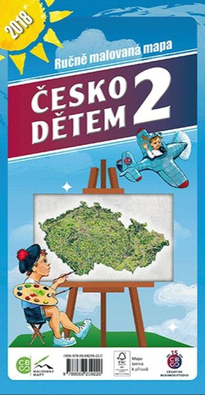 Česko dětem 2 (Ručně malovaná mapa)