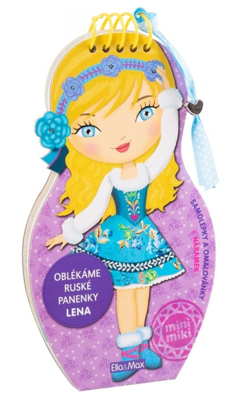 Oblékáme ruské panenky LENA - omalovánky