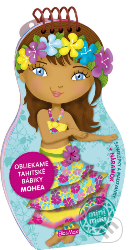 Baagl Obliekame tahitské bábiky MOHEA – Maľovanky