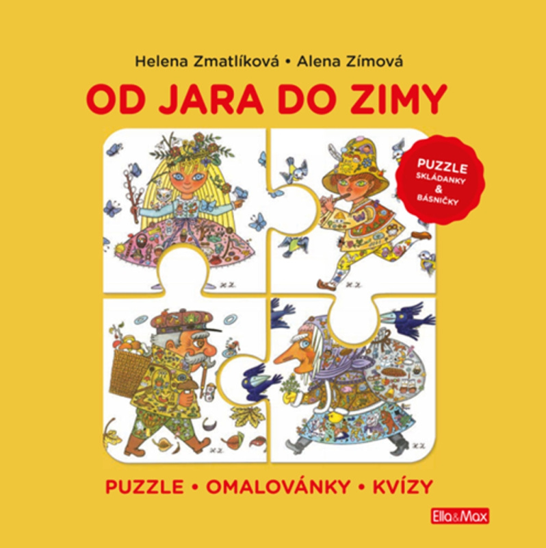Od jara do zimy – Puzzle, básničky, omalovánky, kvízy