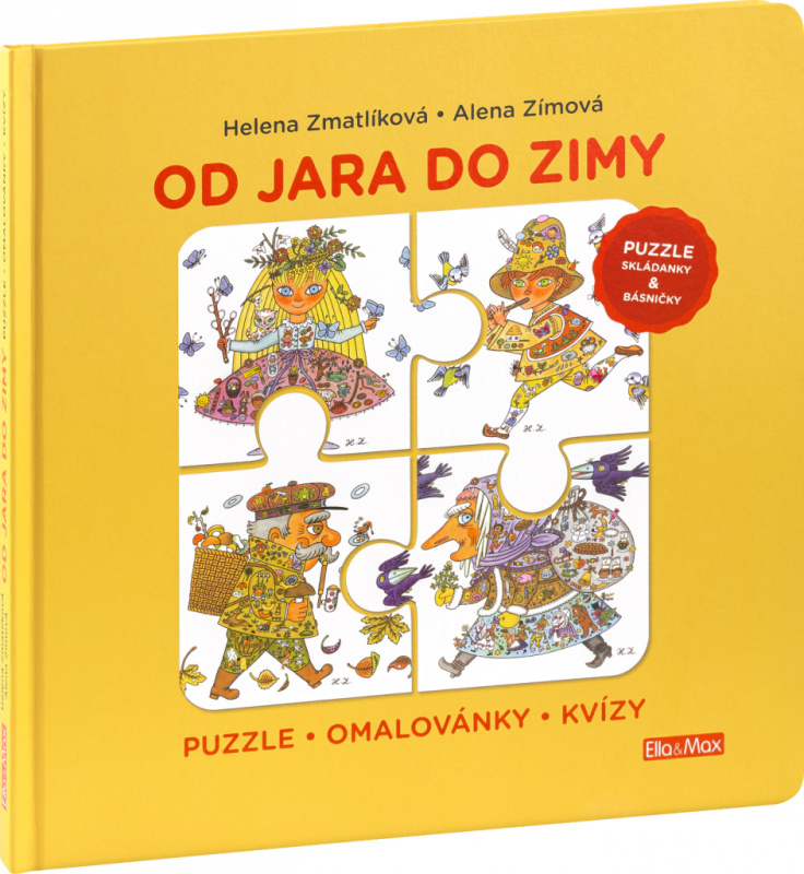 Od jara do zimy – Puzzle, básničky, omalovánky, kvízy