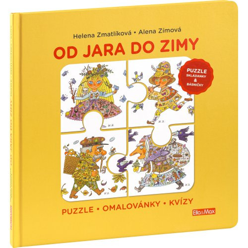 Od jara do zimy – Puzzle, básničky, omalovánky, kvízy