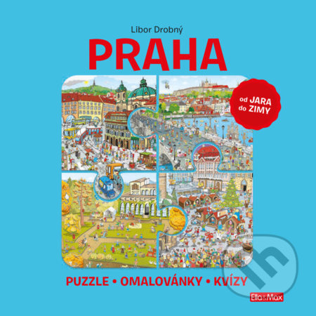 PRAHA – Puzzle, omalovánky, kvízy