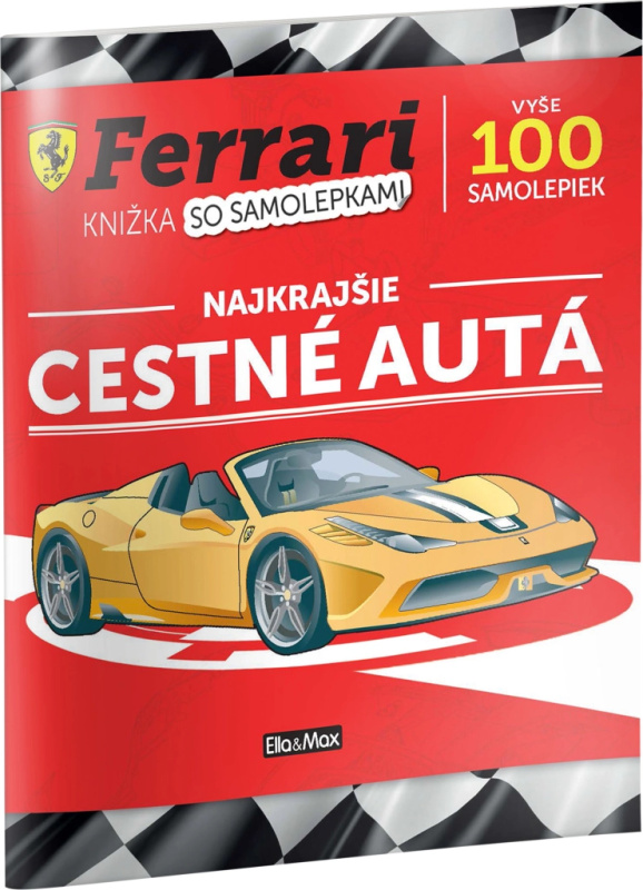 FERRARI, silniční vozy – Kniha samolepek Presco Group