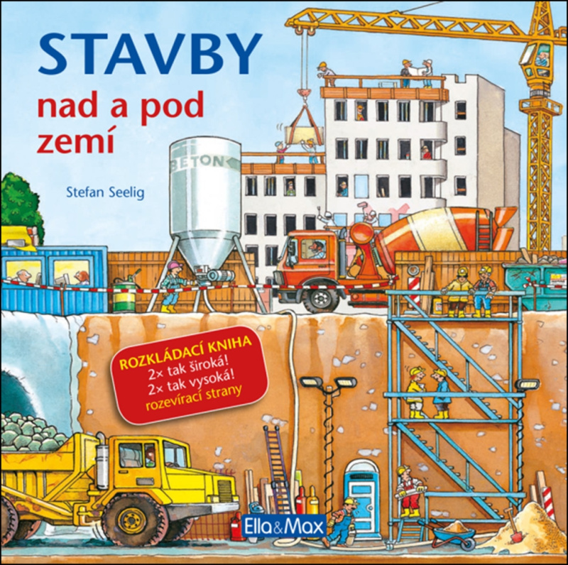 STAVBY NAD A POD ZEMÍ – Velkoformátová rozkládací kniha