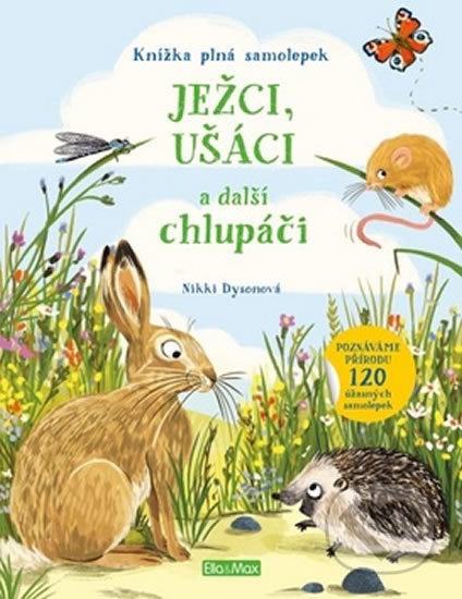 JEŽCI, UŠÁCI a další chlupáči – Kniha samolepek