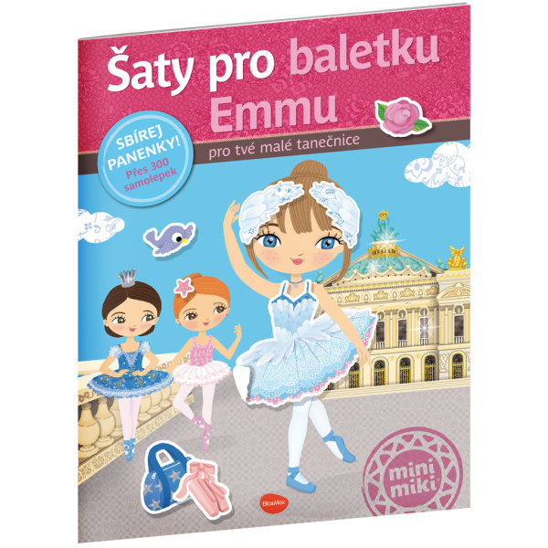 Šaty pro baletku Emmu - kniha samolepek