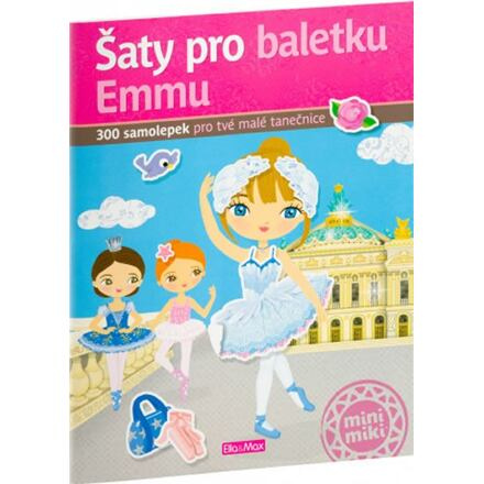 Šaty pro baletku Emmu - kniha samolepek